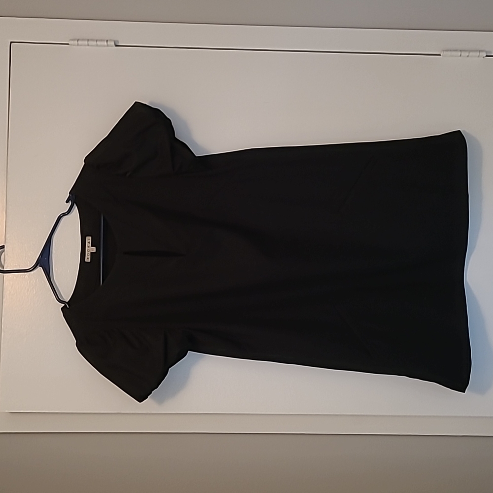 Kookai black mini dress with short balloon sleeve size 42 (US Small)